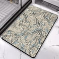 thumbnail image 2 of Modern 20x32 inch Bath Rug Runner – Marble Bath Mat in Soft & Luxurious Microfiber, Non-Slip, Long Bathroom Rug, Machine-Washable for Tub & Shower, 2 of 5