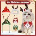 thumbnail image 3 of Dog Cat Hat Pets Clothes Bibs Puppy Cap Costume Accessories Navidad Xmas Home Decoration 2024 New Year Gift Bandana, 3 of 5