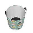 thumbnail image 3 of Kll Kawaii Sushi Waterproof Foldable Laundry Hamper Bucket With Handles For Storage Bin,Kids Room,Home Organizer (Small), 3 of 8