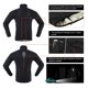 thumbnail image 4 of Chaqueta de ciclismo Softshell térmica para invierno, resistente al viento y al agua, 4 of 7