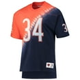 thumbnail image 2 of Men's Mitchell & Ness Walter Payton Orange/Navy Chicago Bears Retired Player Name & Number Diagonal Tie-Dye V-Neck, 2 of 3