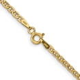 thumbnail image 4 of 14K Yellow Gold 2.4mm Semi-Solid Anchor Chain (20 X 2.4) bc121-20, 4 of 5