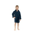 thumbnail image 3 of BC BARE COTTON Bare Cotton Kids Microfiber Fleece Shawl Robe - Boys - Navy Blue - Small, 3 of 5