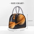 thumbnail image 2 of Balery Solar System Paper Art Bolsa de Almuerzo para Mujeres, Caja de Almuerzo, Bolsa de Almuerzo Pequeña Impermeable, Tote de Almuerzo Reutilizable con Gran Capacidad, 2 of 6