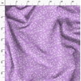 thumbnail image 3 of Soimoi Floral Print, Silk Fabric, Decor Sewing Fabric by The Yard 42 Inch Wide,Decorative Fabric for Shirts Suits Ties, Lavender, 3 of 6