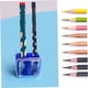 thumbnail image 4 of Sacapuntas De Maquillaje De 4 Piezas, Sacapuntas Delineador De Ojos De Doble Orificio Con Tapa Sacapuntas De Lápiz Cosmético De Ojos De Color Para Delineador De Ojos Lápices Delineador De Labios, 4 of 5