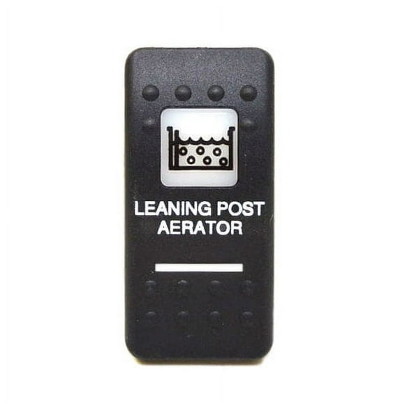 Carling Boat Switch Cover Plate | Leaning Post Aerator Black Actuator