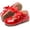 02 Red, variant on Baby Girls Shoes Mary Jane Flats Bowknot Non-Slip Toddler Girl Dress Shoes First Walkers Princess Wedding Shoes