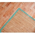 thumbnail image 4 of Chouhan Rugs Natural Jute Turquoise Lined Rug Bohemian Rug Decor Rug Handwoven Rug Custom Rug Decorative Rug, 4 of 8