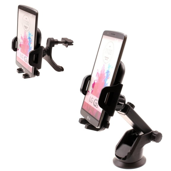 Car Mount Windshield for Samsung Galaxy A06/A16 5G/A26 5G/A36 5G/A56 5G - Air Vent Phone Holder Glass Cradle Suction Stand Strong Grip