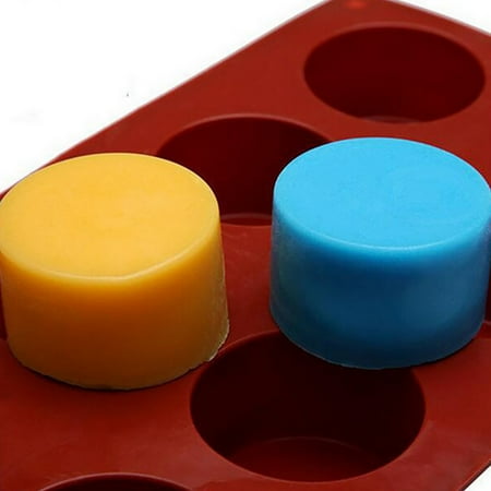 

Candy Chocolate Cake Silicone Flexible Mould Soap Cookie Round Mould Kitchen，Dining Bar Small Rectangle Baking Pan
