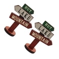 thumbnail image 2 of Miangastore Wedding Props Garden Display Signs Synthetic Material 2Pcs, 2 of 8
