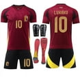 thumbnail image 3 of 2024 European Cup Belgian Home Football Uniform No. 7 Deblaine 10 Lukaku 25 More Library Jersey, 3 of 12