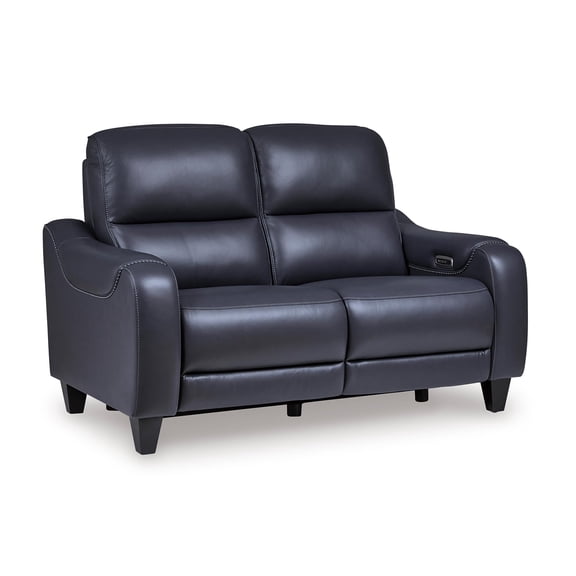 Signature Design by Ashley Mercomatic Ocean Power Reclining Loveseat