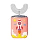 thumbnail image 3 of Cepillo de dientes eléctrico automático de 360 grados, recargable, con dibujos animados para niños, cepillos de dientes de silicona inteligentes en forma de U, luz azul, 3 of 5