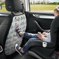 thumbnail image 5 of Bike colorful print Mats Back Seat Protectors, Car Seat Protector Vehicle Organizers Waterproof Cover Back Seat Cover for Kids with 3 Storage Pockets 2 Pack, 5 of 5