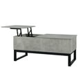 thumbnail image 4 of Yesfshion Lift Top Coffee Table Easy Assembly Vintage Style Coffee Table Center Sofa Table for Living Room Reception Room, 4 of 8