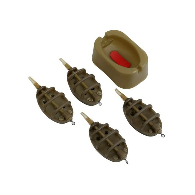 Inline Method Fishing Bite Feeders Universal Molds Thrower Fish Lures Plumb Set Attachment Outdoor Freshwater Saltwater Small Grams