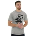 thumbnail image 4 of Crazy Uncle Everyone Warned About Men's Graphic T Shirt Tees Brisco Brands M, 4 of 5
