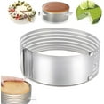 thumbnail image 1 of Anneau de mousse Réglable Séparateur de Couche Anneau de mousse 6 8 Gris Argenté, 1 of 5