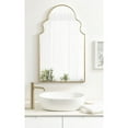 thumbnail image 3 of Kate and Laurel Vania Moroccan Arch Decorative Wall Mirror, 20 x 34, Gold, Modern Arched Scalloped Boho Mirror with Large Size for Stunning Home Decor, 3 of 9