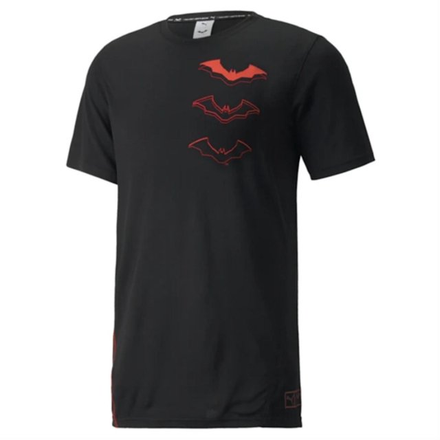 Playera Puma JSY. X Batman Perf Tee para Hombre 521211-01 negro M Puma 521211-01 JSY. X BATMAN PERF TEE