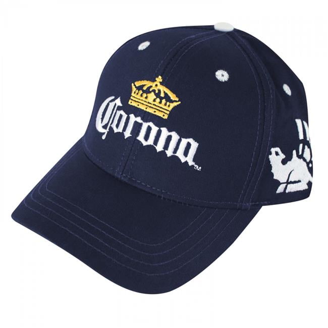 Corona Extra Mexico Beer Basic Logo Garment Wash Adjustable Hat Cap Beige 