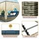 thumbnail image 5 of Tumbona de patio Harper & Bright Designs PE ratán azul, 5 of 9