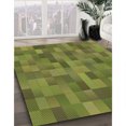 thumbnail image 3 of Ahgly Company Machine Washable Indoor Rectangle Transitional Pistachio Green Area Rugs, 3' x 5', 3 of 7