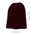 thumbnail image 2 of Nestingho Gorro De Mollido De Oscuro Ideal Para Mantener Calor En Ocasiones Formales, 2 of 8