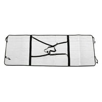 Worgeous Air Conditioner Cover Protective Cover Outdoor Air Conditioning Sun Shade Silver 145x45cm