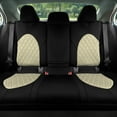 thumbnail image 4 of For 2018-2022 Toyota Camry FH Group Neoprene Custom Fit Waterproof Car Seat Covers - Rear Beige, 4 of 4