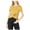 Yellow - medyellow, variant on Project 28 Womens Twist-Front Crop Top Blouse, Red, Large