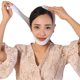 thumbnail image 2 of BRILLAR Mascarilla adelgazante facial, 2 unidades, cinturones de levantamiento facial, vendaje facial en V natural para levantamiento de mejillas y barbilla, 2 of 5