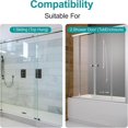 thumbnail image 5 of M6219 Sliding Shower Door Bottom Guide For Sliding Shower Door (top Hung) Shower Door Guide 1/2 In Channels 2 Pack, 5 of 5