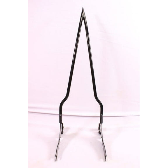 BLACK BACKREST SISSY BAR W PAD 4 HARLEY SOFTAIL HERITAGE DELUXE SPRINGER FLSTF