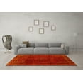 thumbnail image 3 of Ahgly Company Machine Washable Indoor Rectangle Abstract Yellow Modern Area Rugs, 3' x 5', 3 of 4