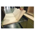 thumbnail image 3 of 4pcs Folding Table Hinges, Flat Foldable Cabinet Door Hinges, Zinc Metal Round Edge Sewing Machine Folding Table Furniture, 3 of 5