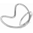 thumbnail image 6 of Minimalist Hollow Heart Ring for Women Dainty Irregular Statement Ring Stackable Wedding Engagement Rings Chic Finger Jewelry Size 8, 6 of 9