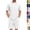 23# White, variant on Mens Pajamas Set Lightweight Summer Pjs Sleepwear Soft Comfy Short Sleeve Loungewear With Pocket Light Gray 3XL