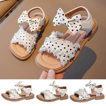 

Girls Leather Soft Sole Single Shallow Mouth Princess Shoes Khaki qILAKOG Size 13