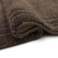 thumbnail image 4 of Mohawk Diplomat Bath Mat Soft Absorbent Quick Dry Machine Washable Non-Slip Bathroom Mat, Walnut, 17" x 24", 4 of 8