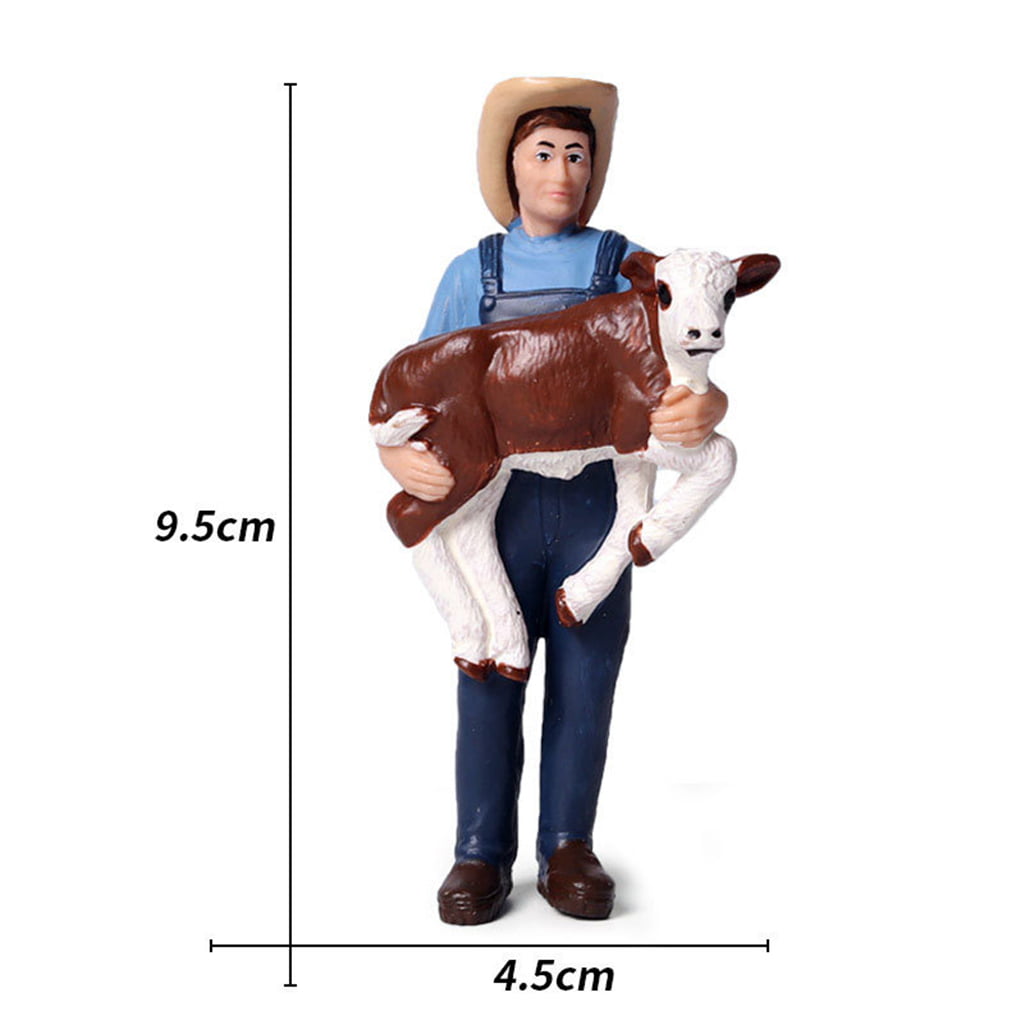 1:25 Scale Farm Human Figure Worker Model Resin Miniature Character Model 