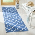 thumbnail image 3 of SAFAVIEH Montauk Nelson Geometric Cotton Area Rug, Blue/Ivory, 3' x 5', 3 of 10