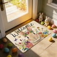 thumbnail image 4 of Yhmxh Easter Welcome Doormat 24x16 Inch Rabbit Door Mat for Indoor Outdoor Entrance Non-Slip Washable Floor Mats Spring Easter Home Decor Rugs Easter Egg Door Mat Spring Party Decor, 4 of 6