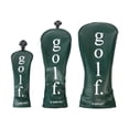 thumbnail image 1 of 3 fundas de madera para palos de golf, fundas de madera para palos de golf, accesorios de golf portátiles antidesgaste Verde, 1 of 9