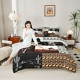 thumbnail image 4 of Castle Fairy Female Men Women Western Cowgirl Full Size Comforter Sets 3-Piece,Hippie Tribal Aztec Bedding Comforter Set,Animal Horse Lightweight Bedding Sets,Luxury Bedroom Decor,Reversible, 4 of 8
