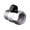 Black, variant on CaiHome Bathroom Shower Brass Junction Water Control And Straight through Shut-off Angle Valve with Ceramic Core for Bath Water Tap Accessory And Pipe Fitting Blue