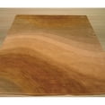 thumbnail image 4 of EORC Gold Hand-Tufted Wool Contemporary Desertland Rug, 8'9 x 11'9, 4 of 4