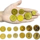 thumbnail image 3 of 30/60/120 Uds. Monedas de oro de plástico pirata caza del tesoro de pirata juguetes para niños accesorios temáticos de fiesta recuerdo de cumpleaños temático pirata（FV 20 120 Pcs, 3 of 5